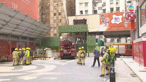 受世貿中心火警影響 介乎波斯富街與景隆街之間謝斐道及駱克道封閉