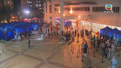 沙田美田邨美景樓圍封強制檢測 行動預計明早約10時完成
